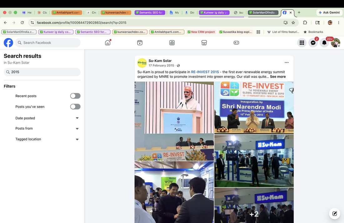 Su-Kam at RE-INVEST 2015 — India's first renewable energy summit, inaugurated by PM Narendra Modi