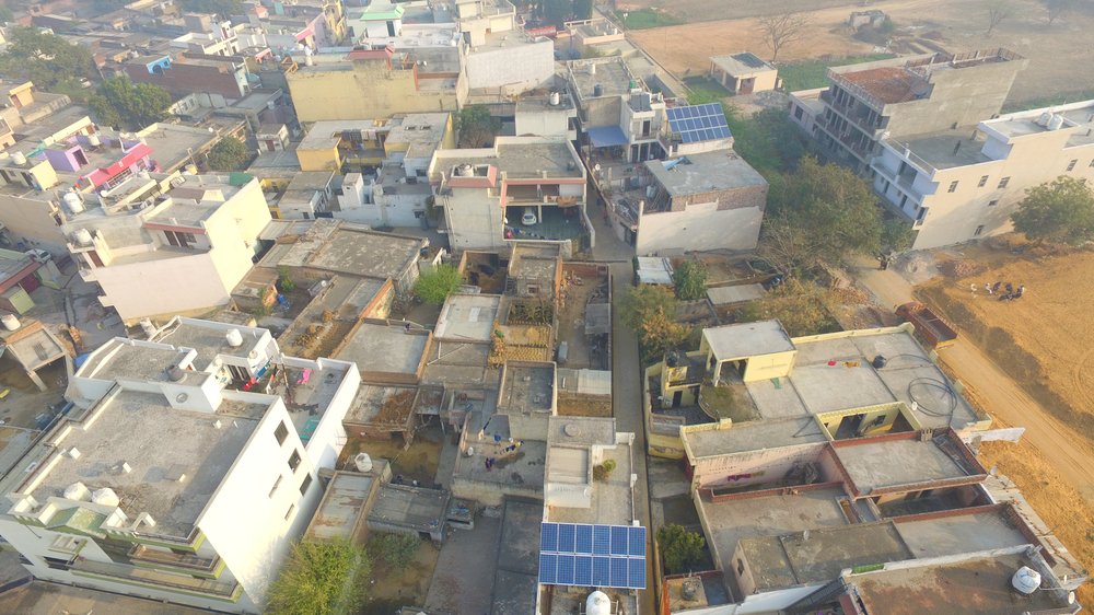 Su-Kam solar rooftop installation in rural India