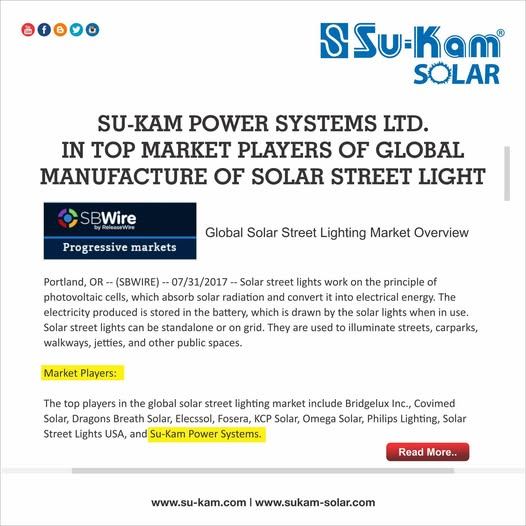 Su-Kam Solar Facebook post photo