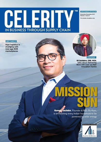 CELERITY Magazine Cover Story — Kunwer Sachdev's #MissionSun
