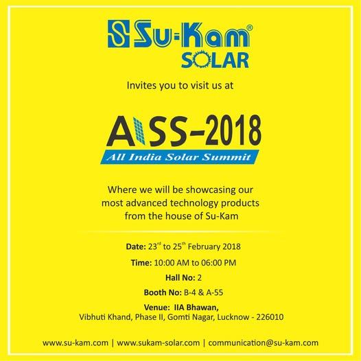 Su-Kam Solar Facebook post photo