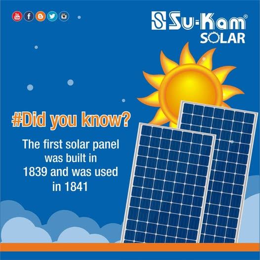Su-Kam Solar Facebook post photo