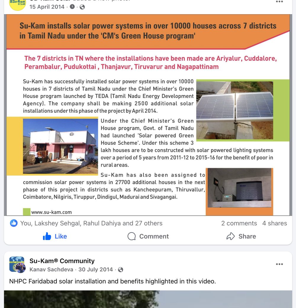 10,000+ Solar Homes Under Tamil Nadu's Green House Program