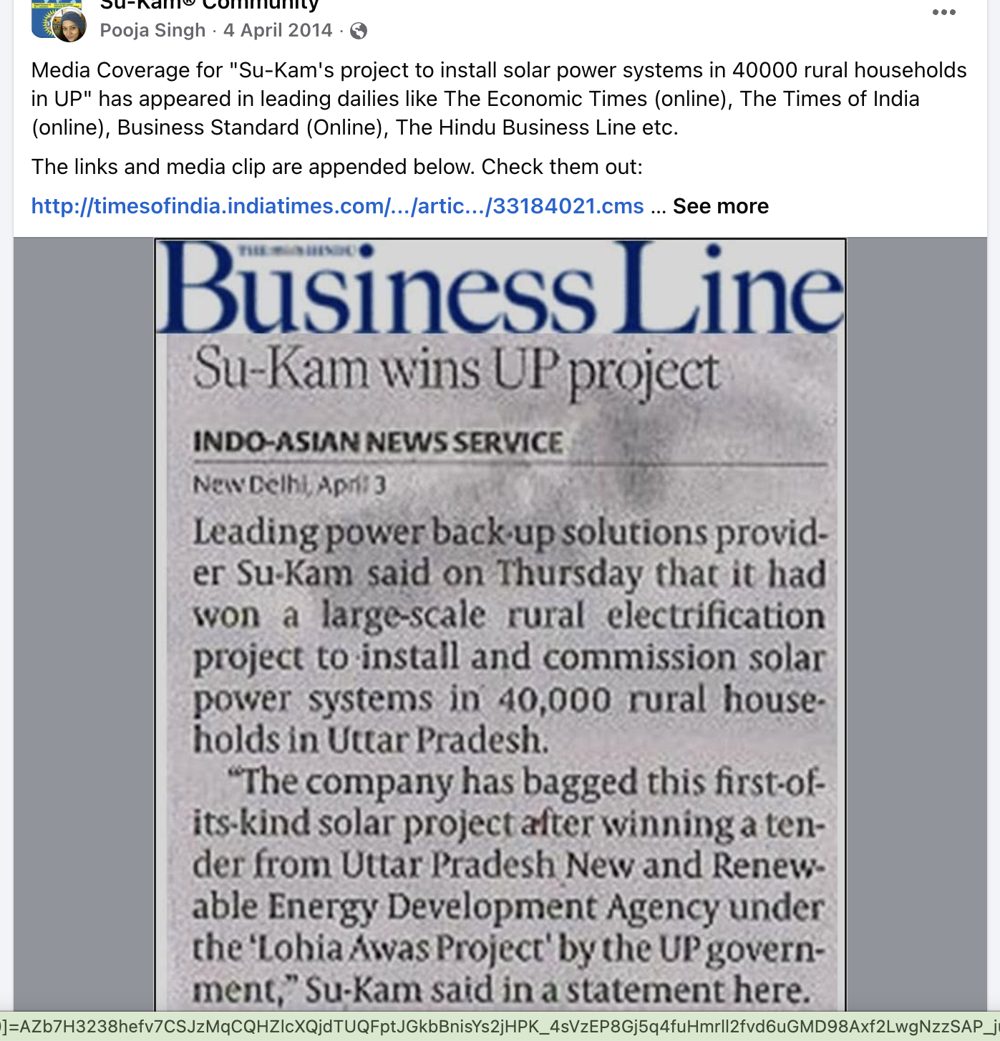 Solar for 40,000 Rural Households in Uttar Pradesh