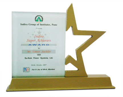 Indira Super Achievers Award.