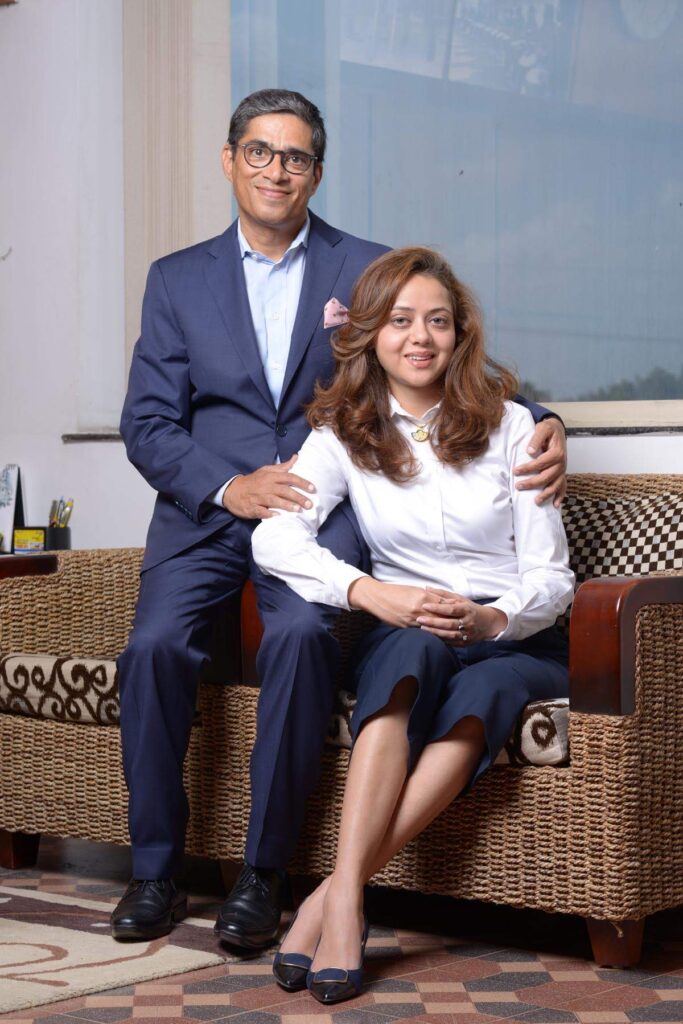 With Khushboo — the partner who made the beginning.