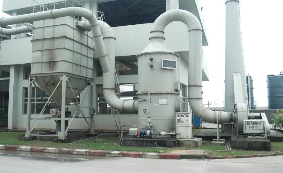 Plant utilities and effluent treatment.