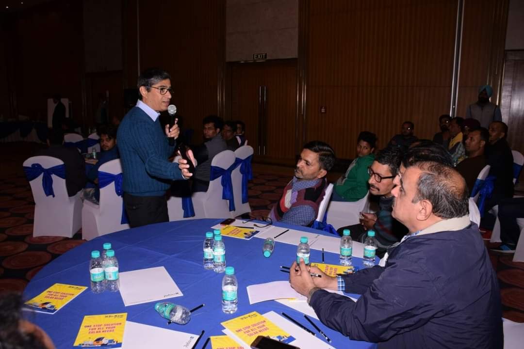 A working session with the team.