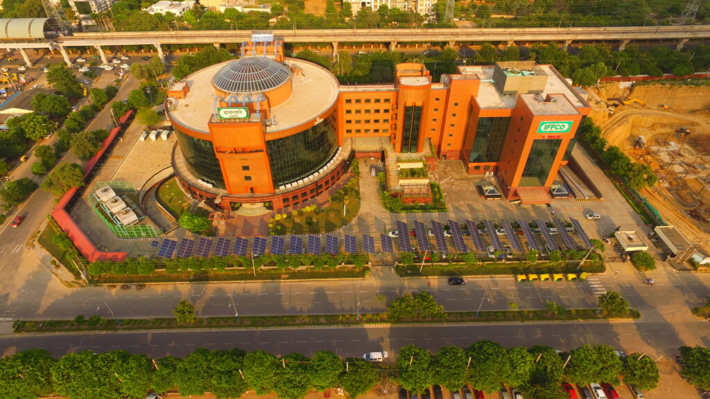 IFFCO corporate campus, powered by Su-Kam solar.