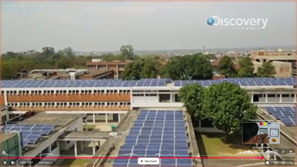 Punjab Engineering College — India’s first ~1 MW rooftop plant, 2014.